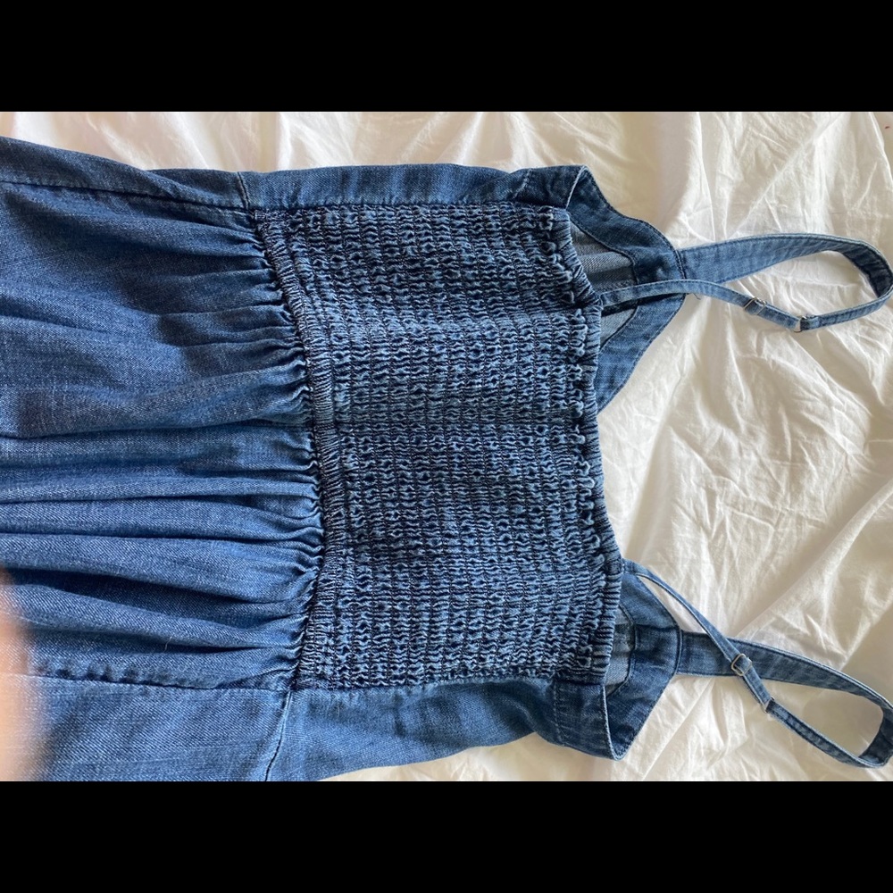 Abercrombie & Fitch soft denim mini dress, S - Picture 2 of 4
